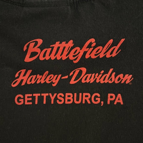 Vintage Women’s Gettysburg Harley Davidson Santa Clause T-shirt Size M. - Picture 3 of 5